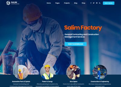 Best WordPress Manufacturing Themes 2018