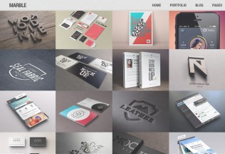 Marble – Premium Responsive Flat Portfolio HTML5 Template