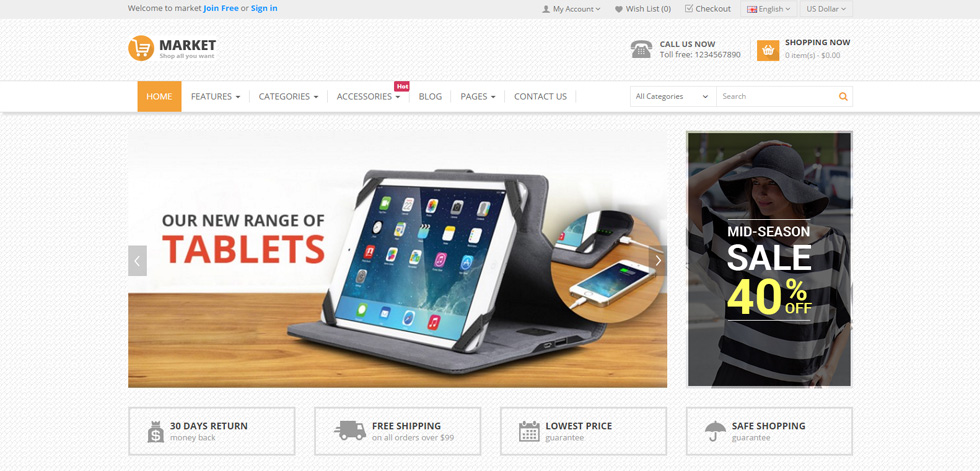 Home page