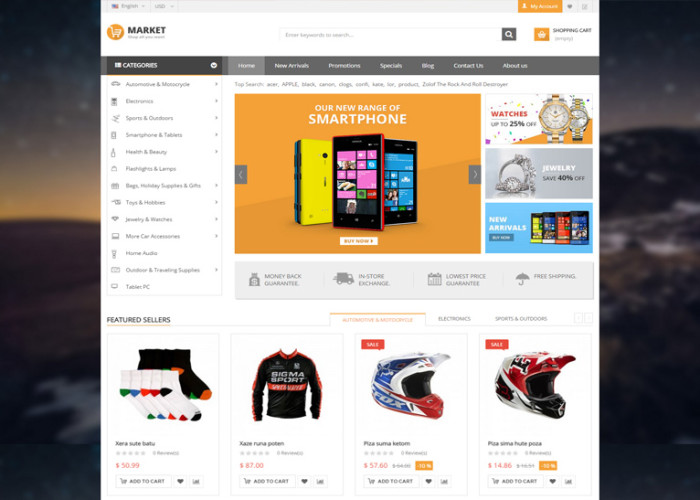 Market – Premium Responsive Multipurpose Prestashop Theme