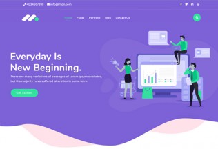 Markethon – Premium Responsive Marketing Agency HTML5 Template