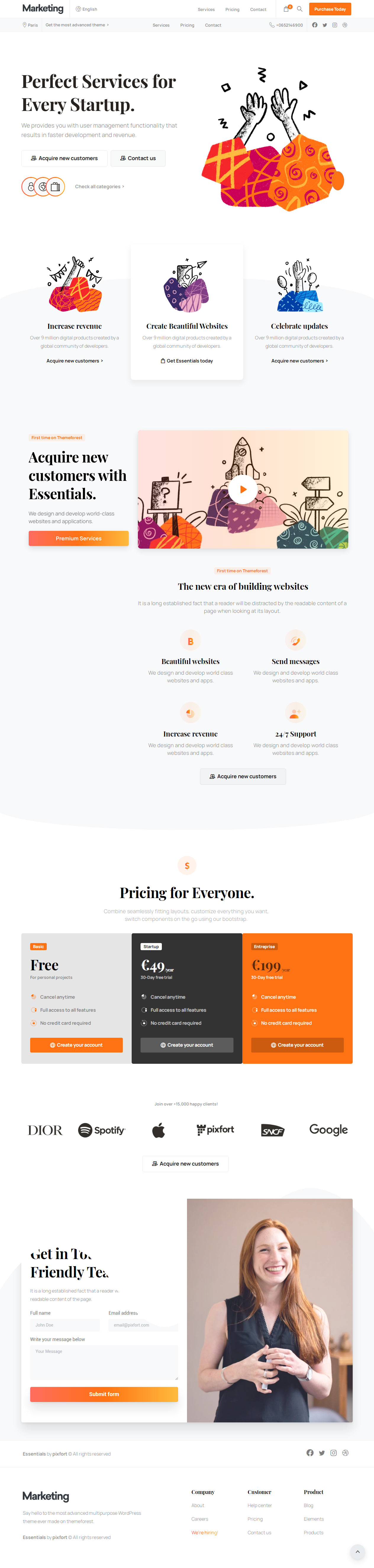Essentials WordPress Theme for Digital Marketing Agency