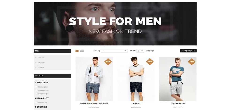 Category page