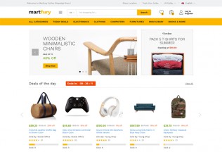 Martfury – Premium Responsive WooCommerce Marketplace WordPress Theme