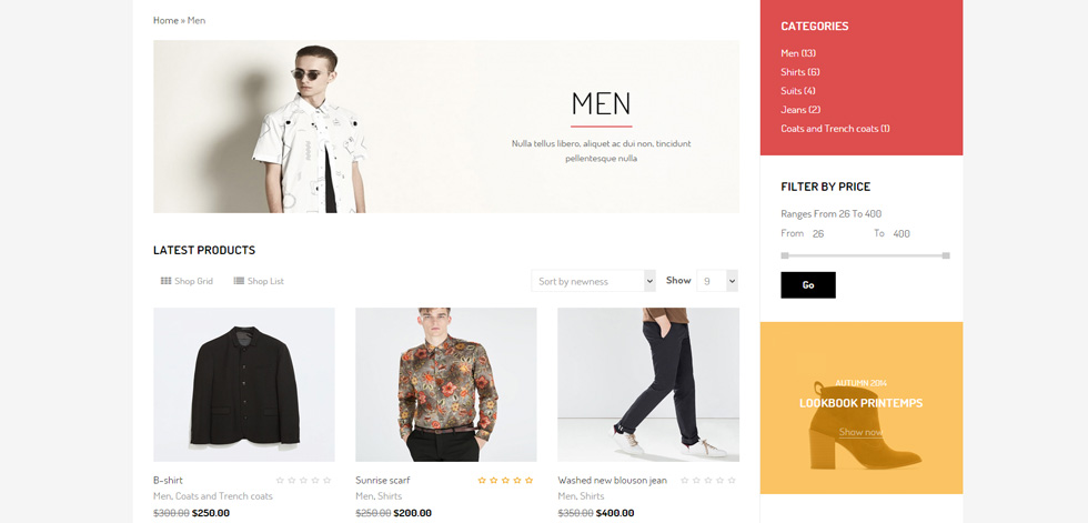 Category page