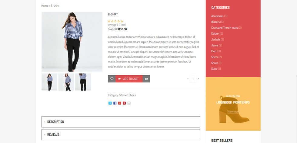 Product page