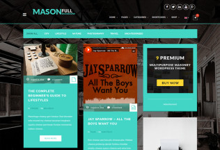 Mason – Premium Responsive Ultimate Masonry WordPress Theme