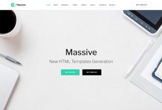 Massive – Premium Responsive Business HTML5 Template