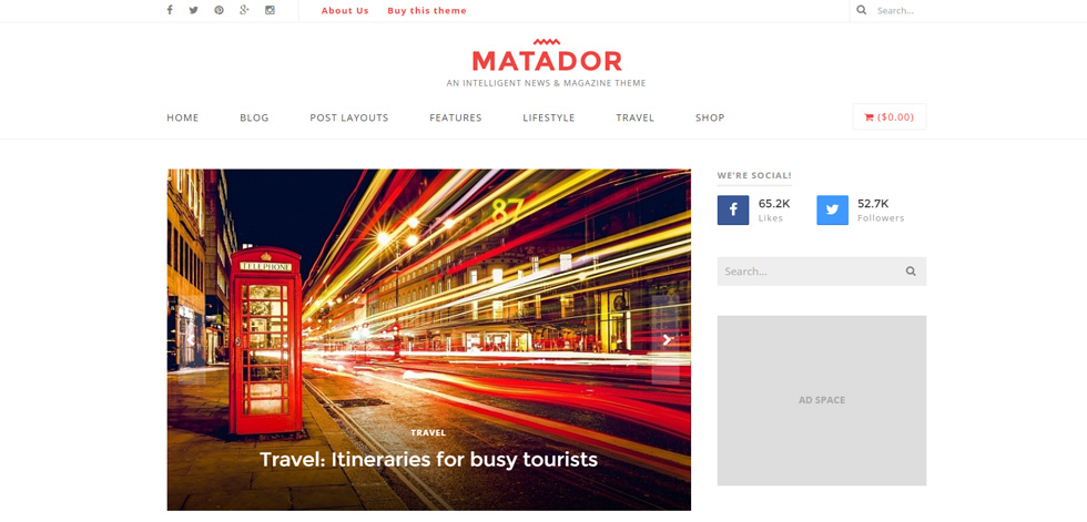 Home page