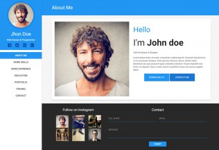 Material CV – Premium Responsive Resume and CV HTML5 Template