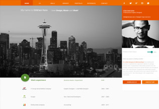 Material CV – Premium Material Personal CV Muse Template