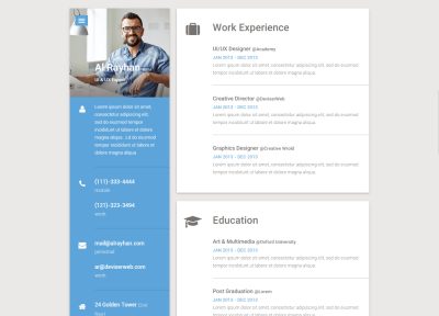 5+ Best Responsive HTML5 vCard Templates in 2015