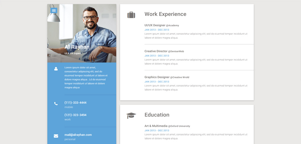 Home page