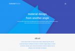 Material Theme – Premium Responsive Portfolio WordPress Theme