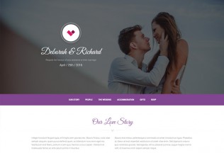 Material Wedding – Premium Responsive Wedding HTML5 Template
