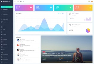 Materialart – Premium Responsive Material Admin HTML5 Template