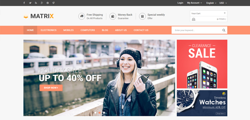 Home page