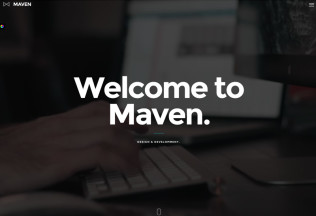 Maven – Premium Responsive One Page Portfolio HTML5 Template