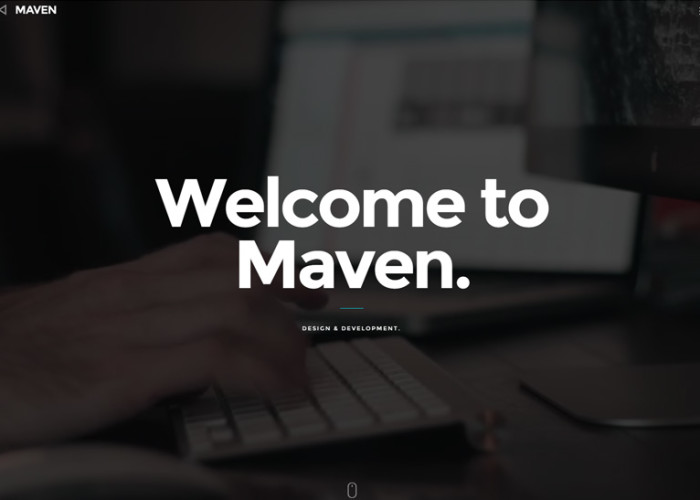 Maven – Premium Responsive One Page Portfolio HTML5 Template