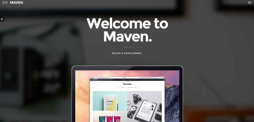 Welcome screen