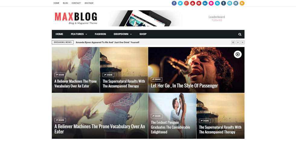 Home page
