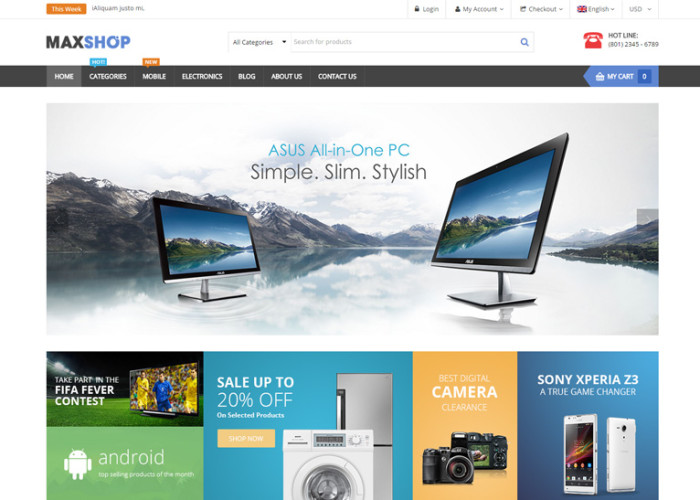 Maxshop – Premium Responsive WooCommerce WordPress Theme