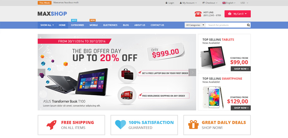 Home page