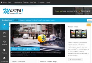 Mazaya – Premium Responsive WordPress Multipurpose Theme