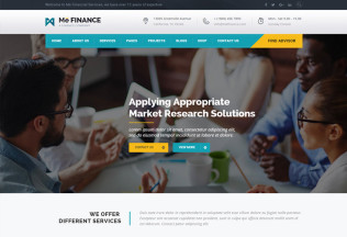 Me Finance – Premium Responsive Business and Finance HTML5 Template