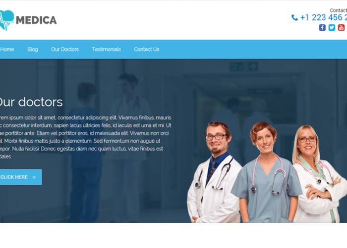 Medica Pro – Premium Responsive Medical WordPress Theme