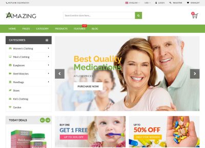 Best Responsive Magento Medical Theme 2016