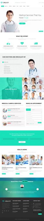 10+ Best Responsive Medical & Healthcare HTML5 Templates 2015