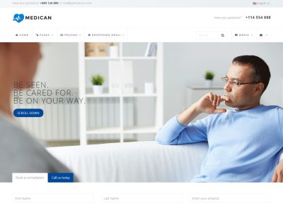 10+ Best Responsive Medical & Healthcare HTML5 Templates 2015