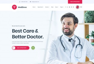 MediDove – Premium Responsive Medical HTML5 Template
