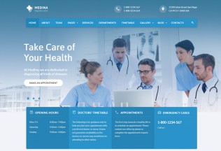 Medina – Premium Responsive Diagnostic Center HTML5 Template