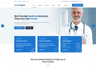 Mediplus – Premium Responsive Medical & Doctor HTML5 Template