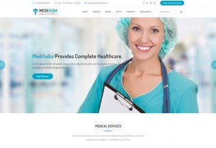 Mediseba – Premium Responsive Medical & Healthcare HTML5 Template