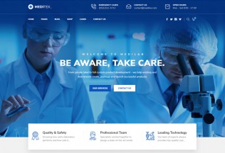 Meditex – Premium Responsive Dental & Medical WordPress Theme