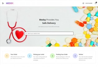Medsy – Premium Responsive React Ecommerce HTML5 Template