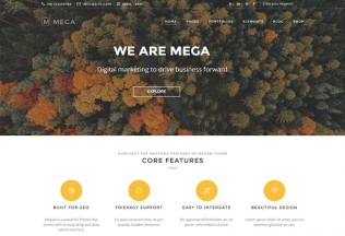 Mega – Premium Responsive Creative Multi-Purpose Drupal8 Theme