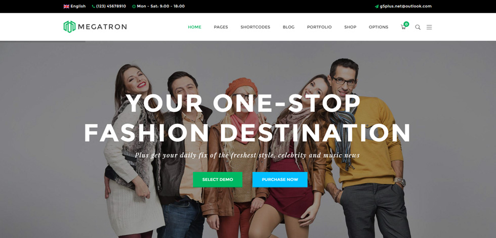 Home page