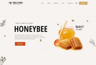 Mellifera – Premium Responsive Honey Shop WordPress Theme