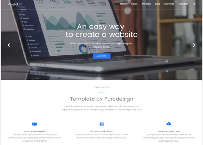 Matelick – Premium Responsive Material Corporate HTML5 Template