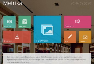 Metrika – Premium Responsive One Page HTML5 Theme
