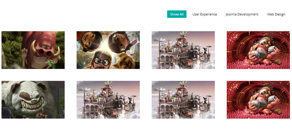 Portfolio page