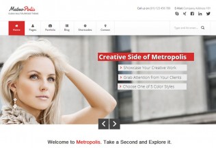 Metropolis – Premium Responsive MultiPurpose WordPress Theme