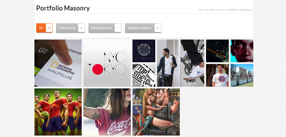 Grid display Portfolio