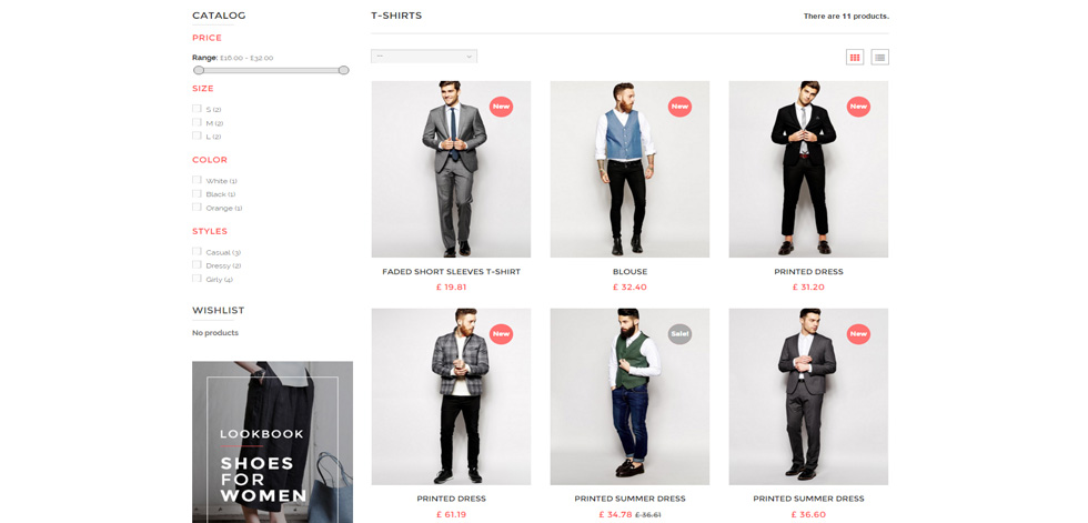 Category page