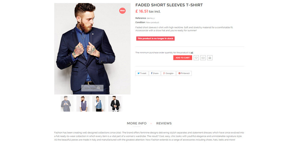 Product page