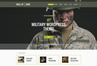 Military – Premium Resposnive Veterans & Military Service WordPress Theme